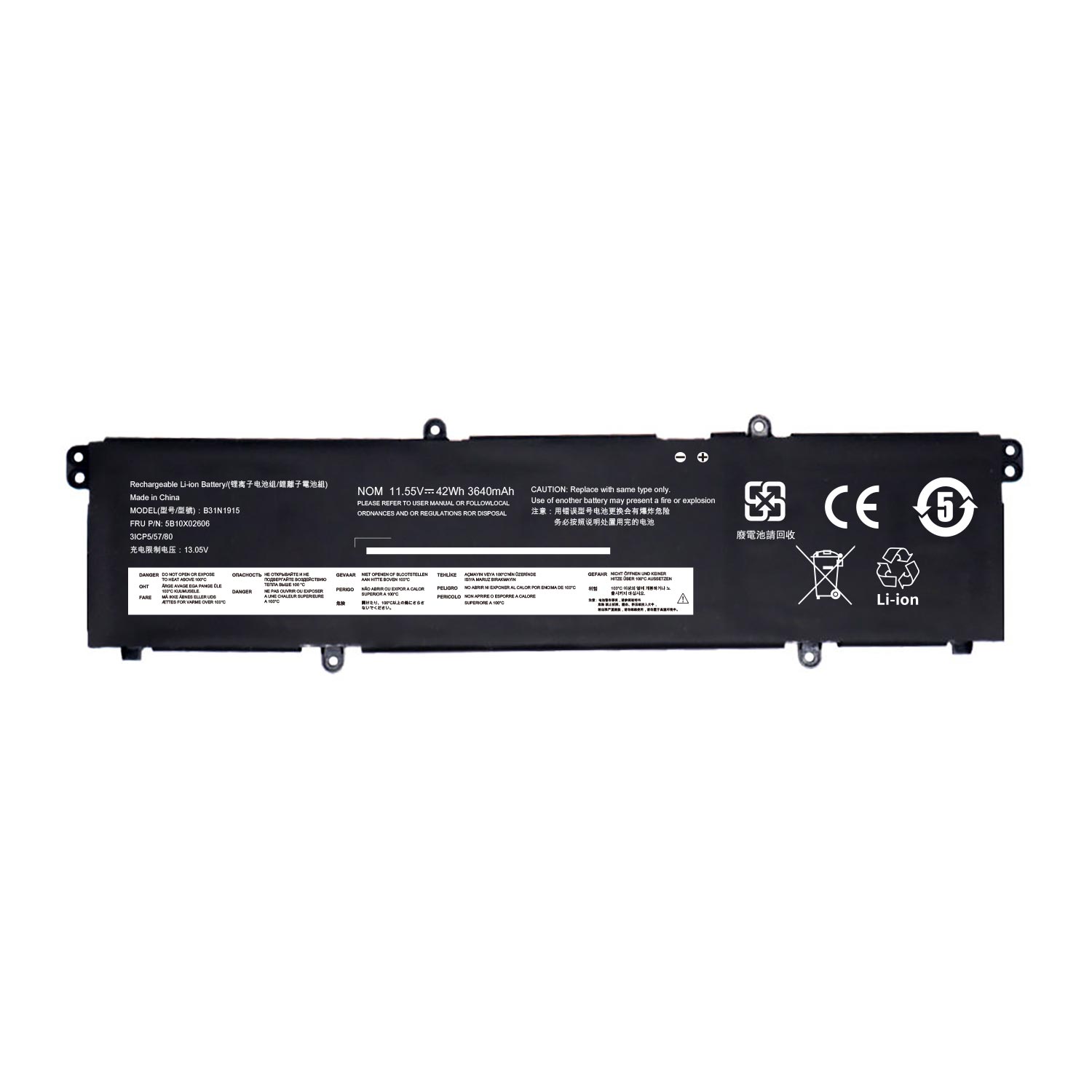 Brand New 11.55V 42WH B31N1915 Li-Ion Laptop Battery Replacement for Asus ExpertBook B1 PX555C PX455C P1550C